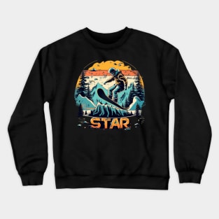 Snowboarding Crewneck Sweatshirt